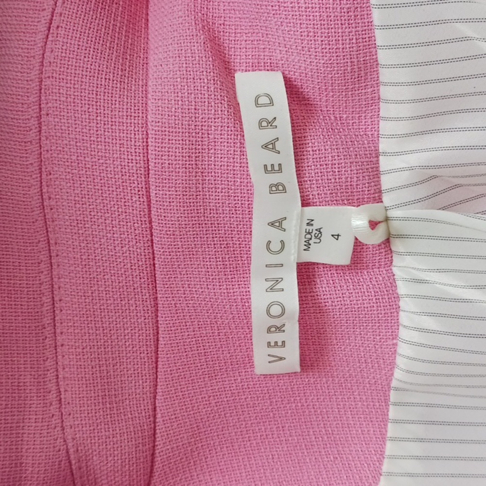Veronica Beard Miller Dickey Blazer Pink | size 4 - Picture 7 of 11